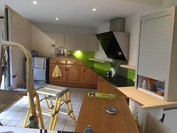Construction d'une cuisine à ligné