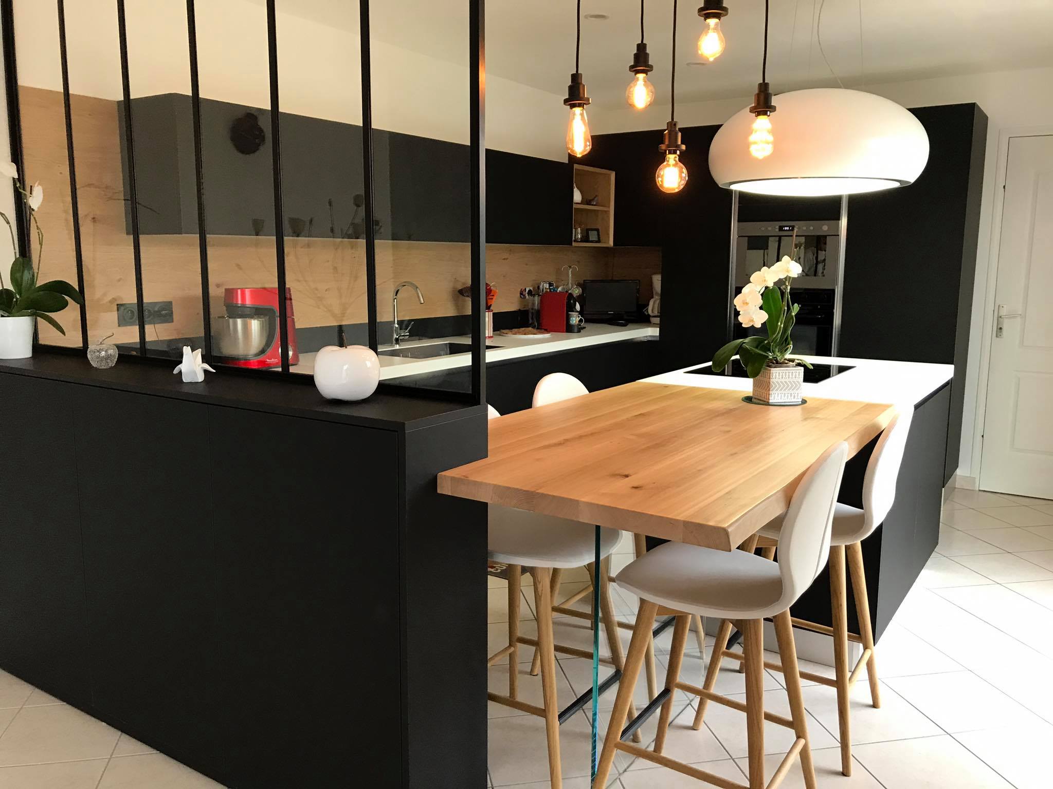 Fascinating Cuisine En U Avec Table Contemporary - Best Image Engine ... Fascinating Cuisine En U Avec Table Contemporary - Best Image Engine ...