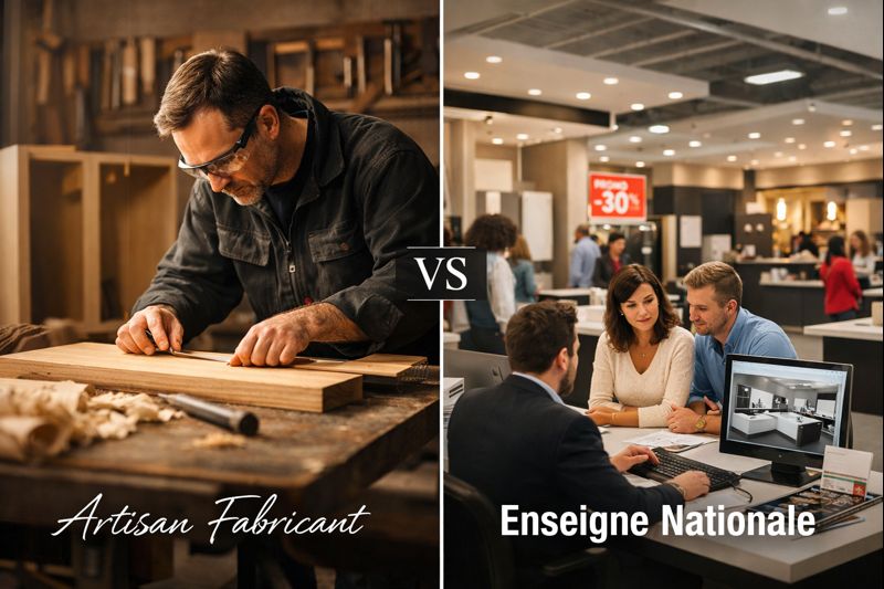 Fabricant artisanal vs enseigne
