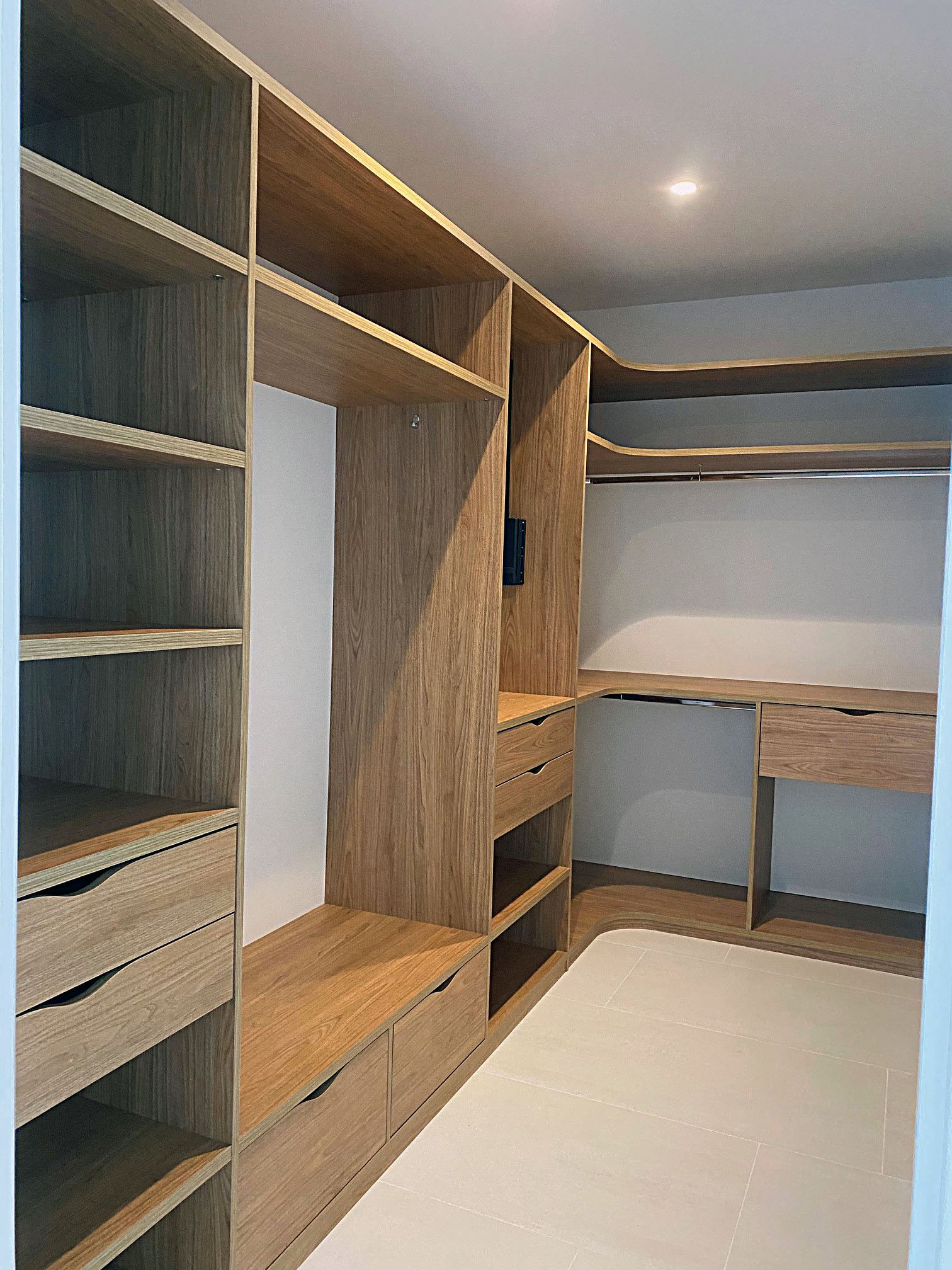 Dressing en L