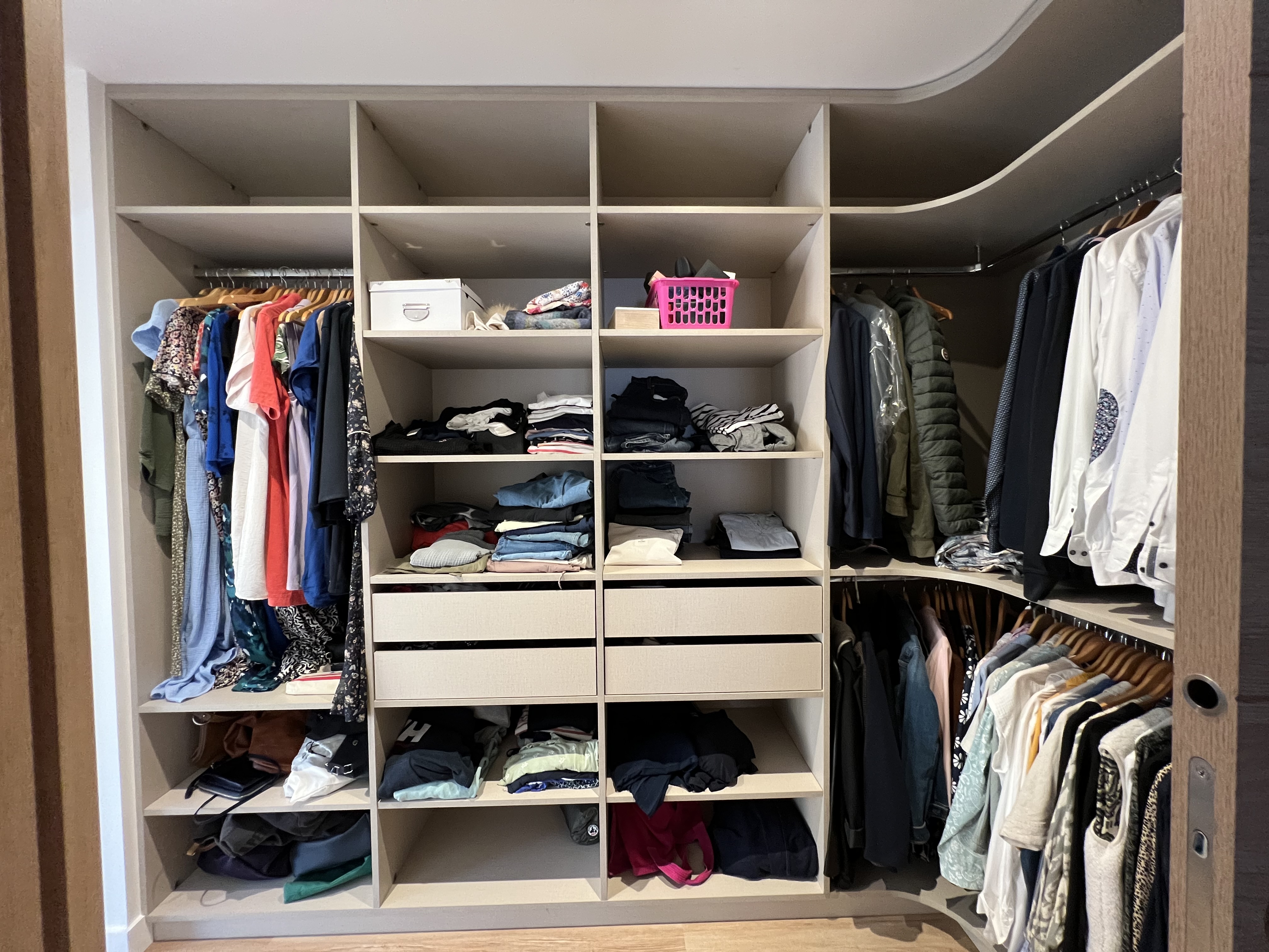 Dressing en L