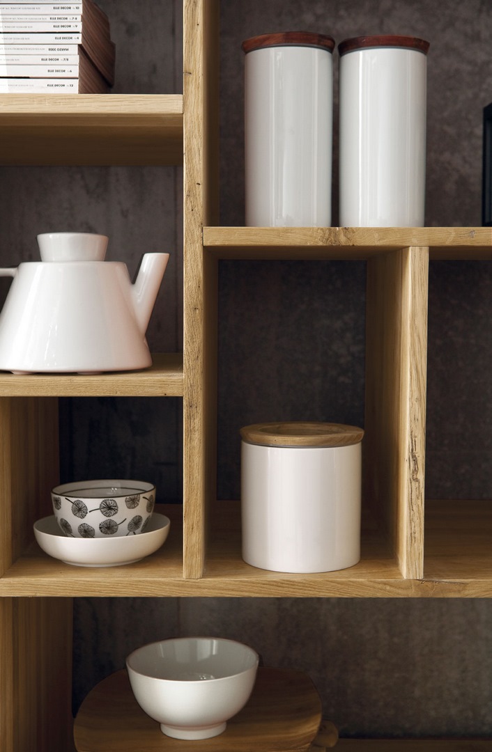 Meuble carré type scandinave couleir chene clair