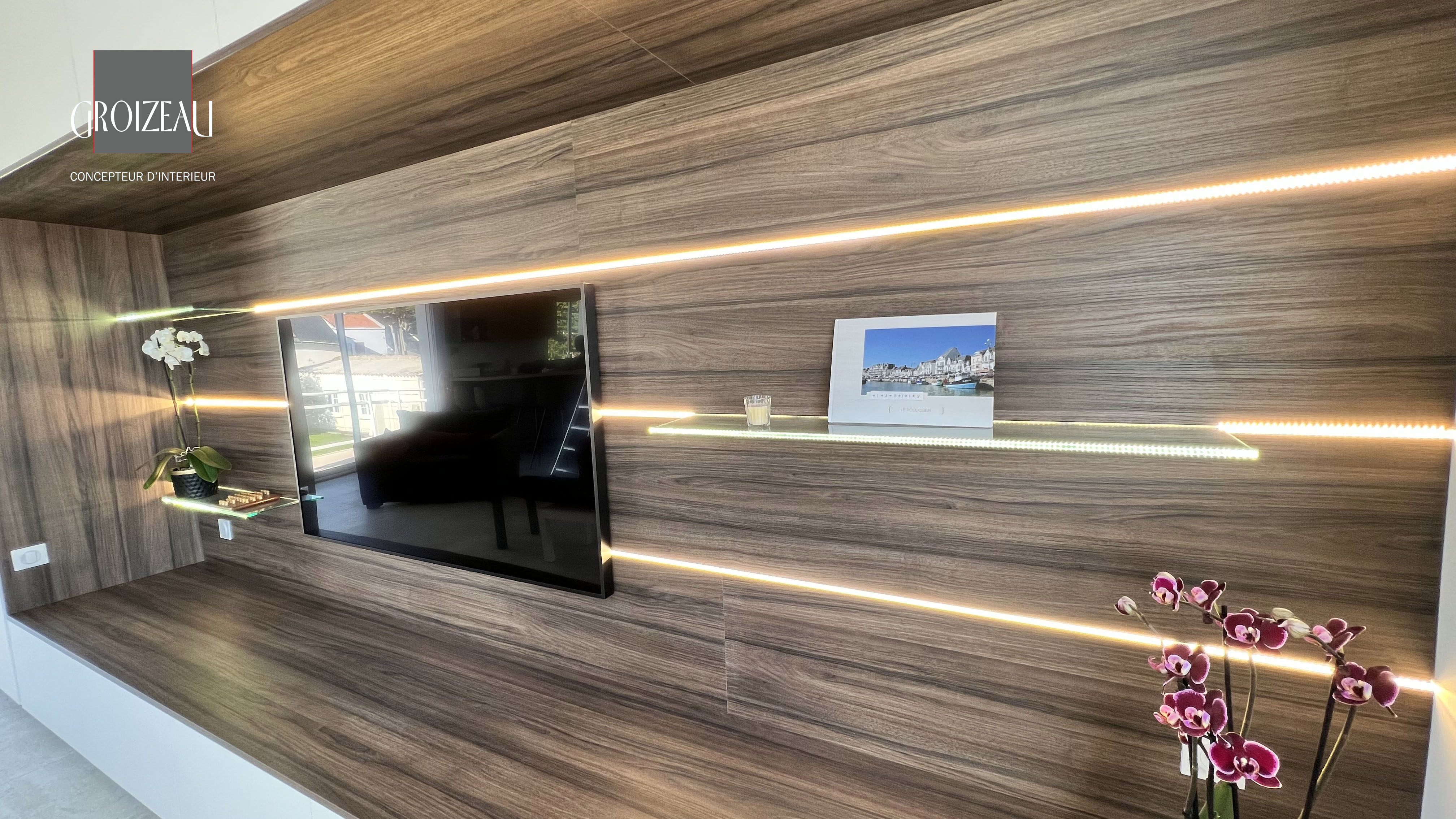 ensemble meuble tv mural design