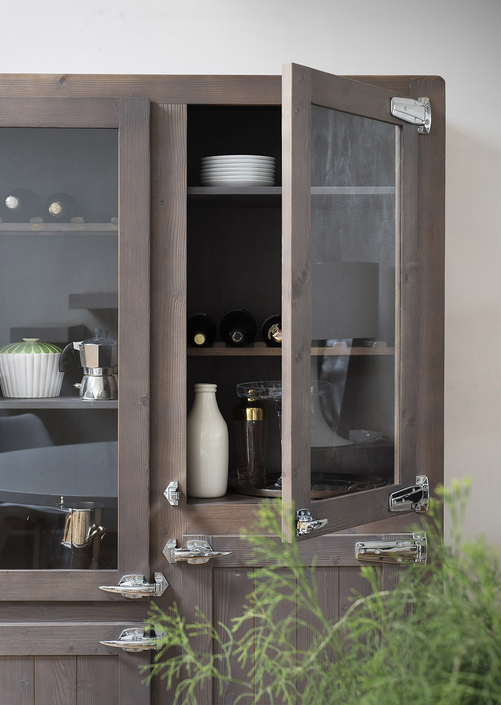 Armoire vitrine de cuisine