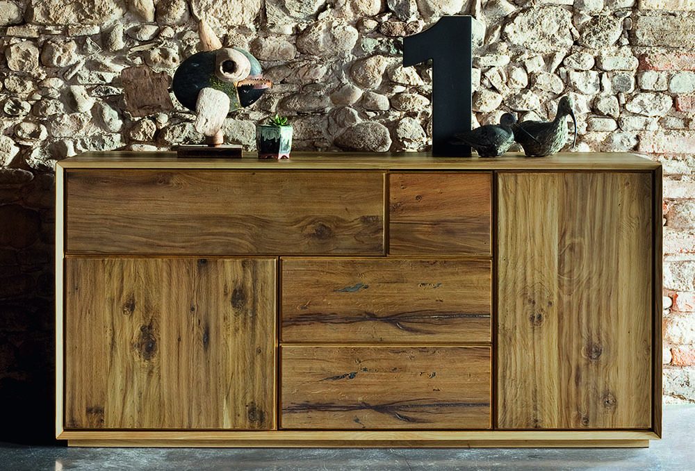 Buffet bahut Haut de gamme en chene massif