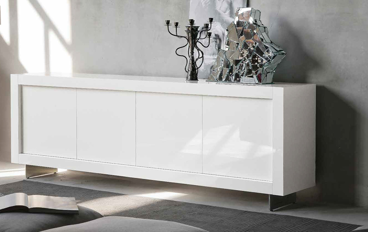 Buffet Design Picasso blanc nacré