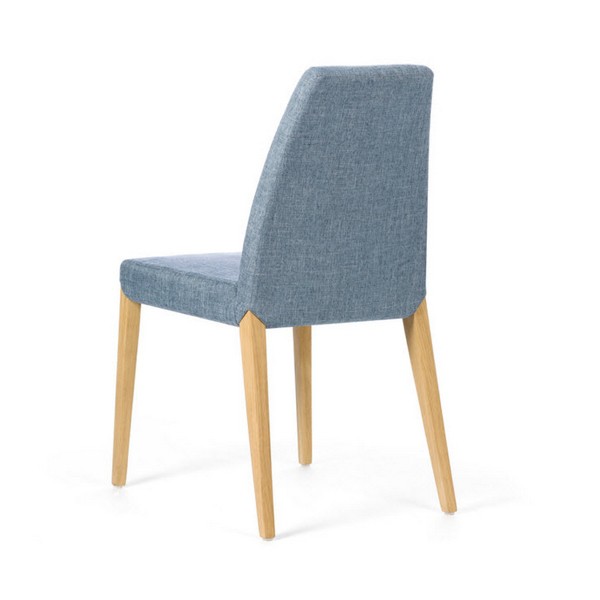 Chaise de qualité modèle Sweet couleur grise de dos