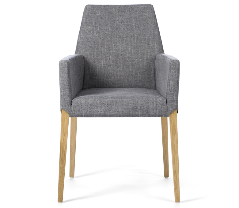Chaise mobitec Sweet avec accoudoirs - vue de face