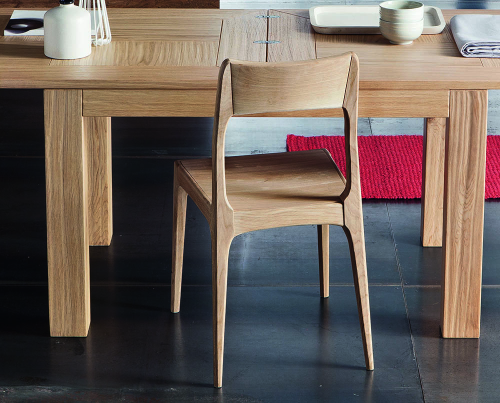 Chaise NICE design en bois  sans coussin