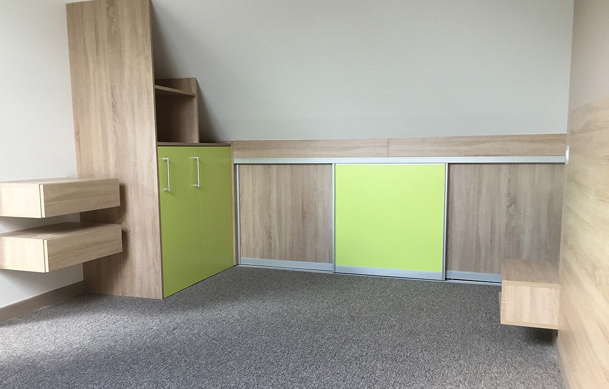 Aménagement de placard sous comble