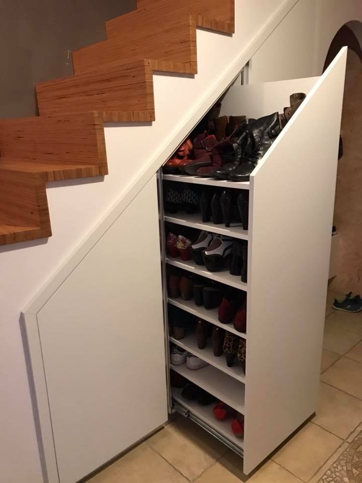 deuxieme placards sous escalier